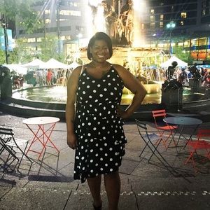 Ava Viv Polka dot dress